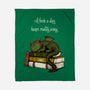 A Book A Day Keeps Reality Away-None-Fleece-Blanket-Mattania