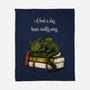A Book A Day Keeps Reality Away-None-Fleece-Blanket-Mattania