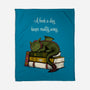A Book A Day Keeps Reality Away-None-Fleece-Blanket-Mattania
