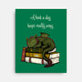 A Book A Day Keeps Reality Away-None-Stretched-Canvas-Mattania