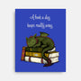 A Book A Day Keeps Reality Away-None-Stretched-Canvas-Mattania