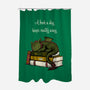 A Book A Day Keeps Reality Away-None-Polyester-Shower Curtain-Mattania