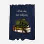 A Book A Day Keeps Reality Away-None-Polyester-Shower Curtain-Mattania