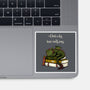 A Book A Day Keeps Reality Away-None-Glossy-Sticker-Mattania