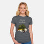 A Book A Day Keeps Reality Away-Womens-Fitted-Tee-Mattania