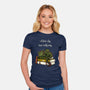 A Book A Day Keeps Reality Away-Womens-Fitted-Tee-Mattania