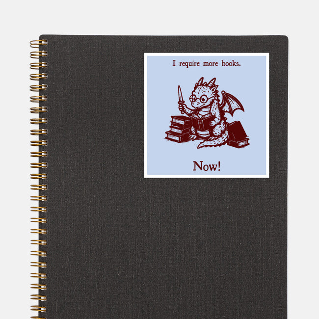 I Requiem More Books-None-Glossy-Sticker-Mattania