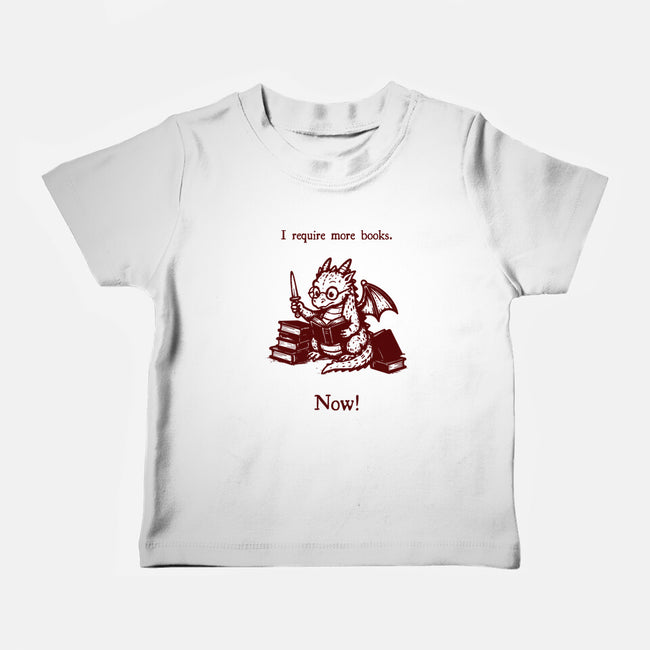 I Requiem More Books-Baby-Basic-Tee-Mattania