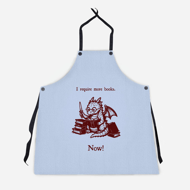 I Requiem More Books-Unisex-Kitchen-Apron-Mattania