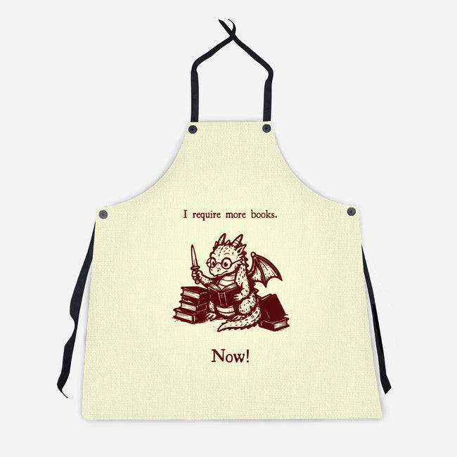I Requiem More Books-Unisex-Kitchen-Apron-Mattania