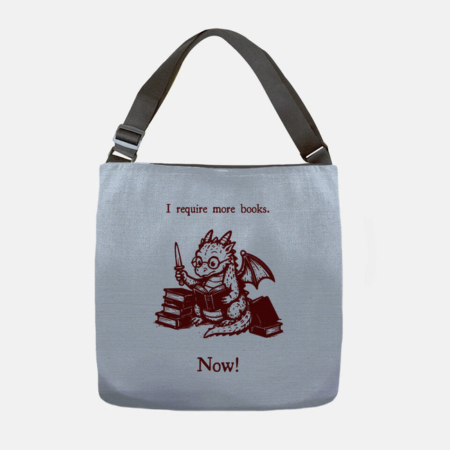 I Requiem More Books-None-Adjustable Tote-Bag-Mattania