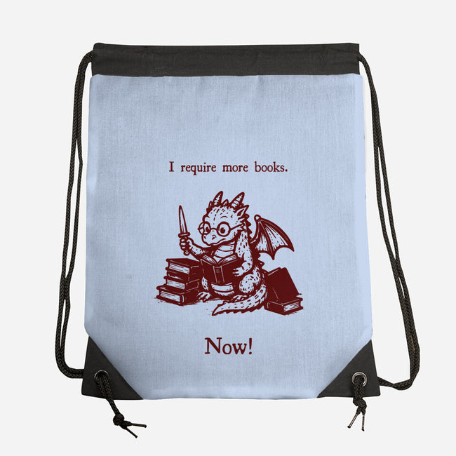 I Requiem More Books-None-Drawstring-Bag-Mattania