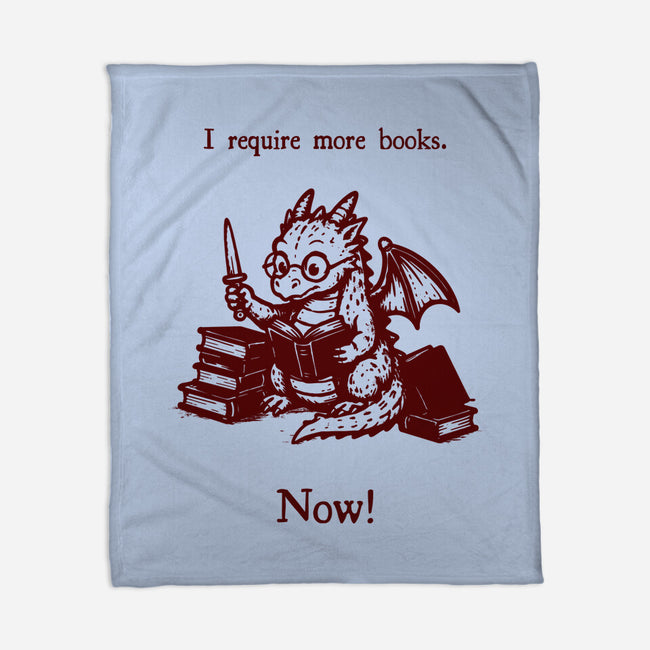 I Requiem More Books-None-Fleece-Blanket-Mattania