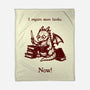 I Requiem More Books-None-Fleece-Blanket-Mattania