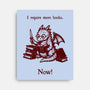 I Requiem More Books-None-Stretched-Canvas-Mattania