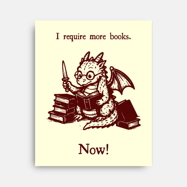 I Requiem More Books-None-Stretched-Canvas-Mattania