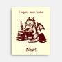 I Requiem More Books-None-Stretched-Canvas-Mattania