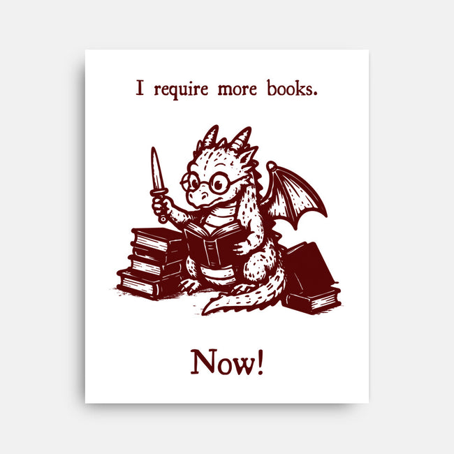 I Requiem More Books-None-Stretched-Canvas-Mattania
