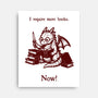 I Requiem More Books-None-Stretched-Canvas-Mattania