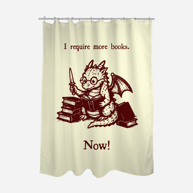 I Requiem More Books-None-Polyester-Shower Curtain-Mattania