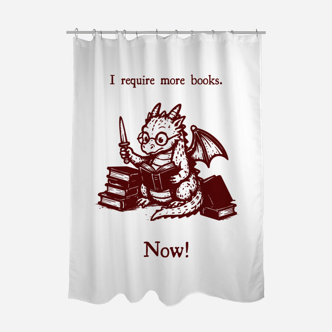 I Requiem More Books-None-Polyester-Shower Curtain-Mattania