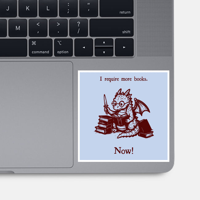 I Requiem More Books-None-Glossy-Sticker-Mattania