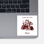I Requiem More Books-None-Glossy-Sticker-Mattania