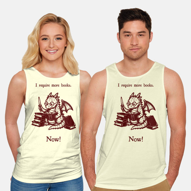 I Requiem More Books-Unisex-Basic-Tank-Mattania