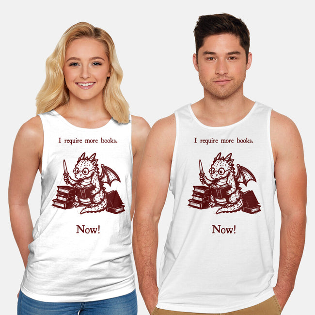 I Requiem More Books-Unisex-Basic-Tank-Mattania