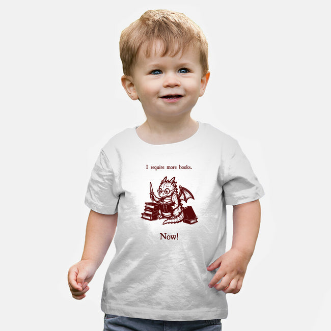 I Requiem More Books-Baby-Basic-Tee-Mattania