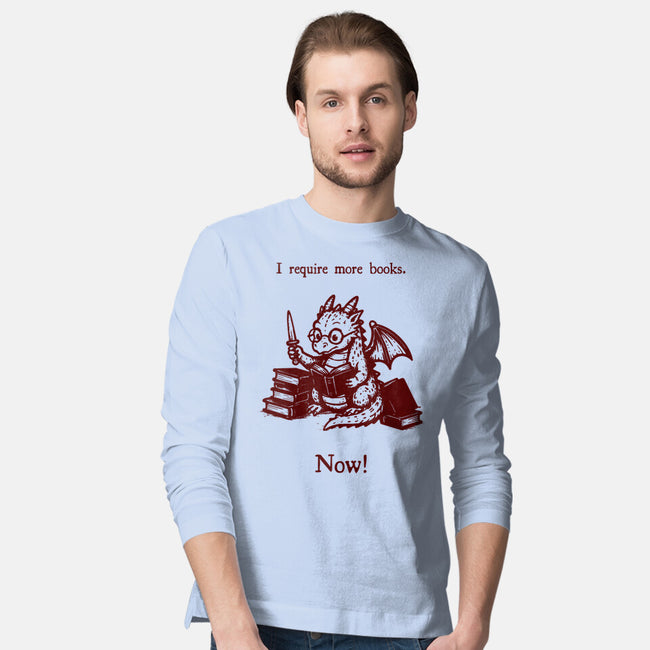 I Requiem More Books-Mens-Long Sleeved-Tee-Mattania