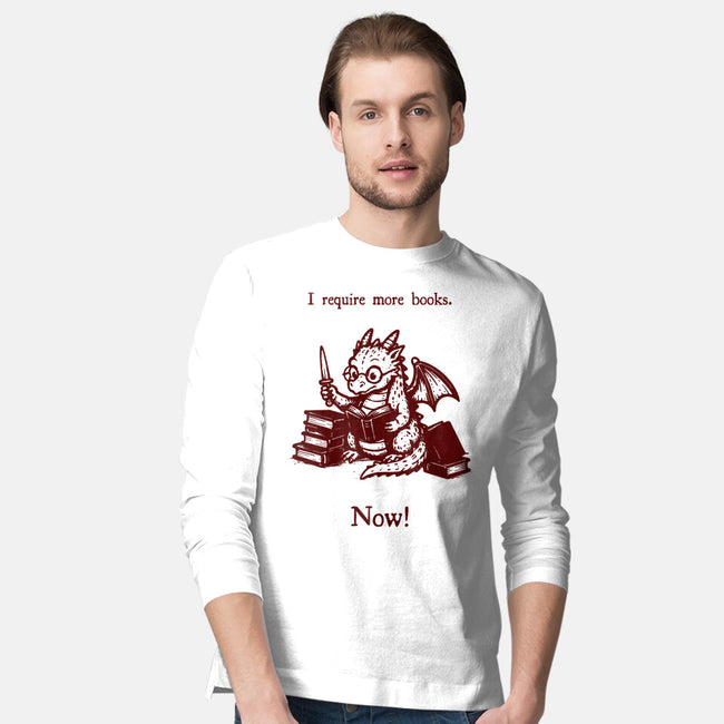 I Requiem More Books-Mens-Long Sleeved-Tee-Mattania