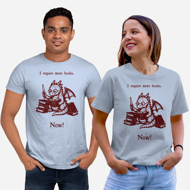 I Requiem More Books-Unisex-Basic-Tee-Mattania