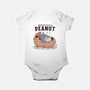 Mentally In A Peanut-Baby-Basic-Onesie-GODZILLARGE