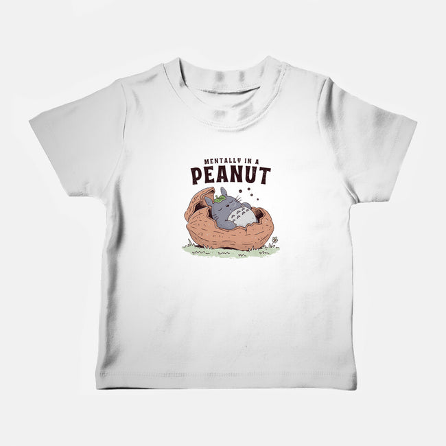 Mentally In A Peanut-Baby-Basic-Tee-GODZILLARGE