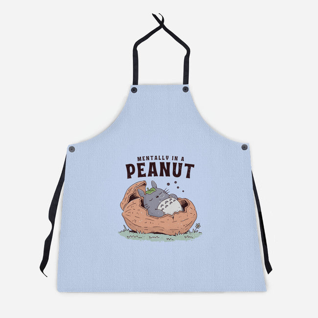 Mentally In A Peanut-Unisex-Kitchen-Apron-GODZILLARGE