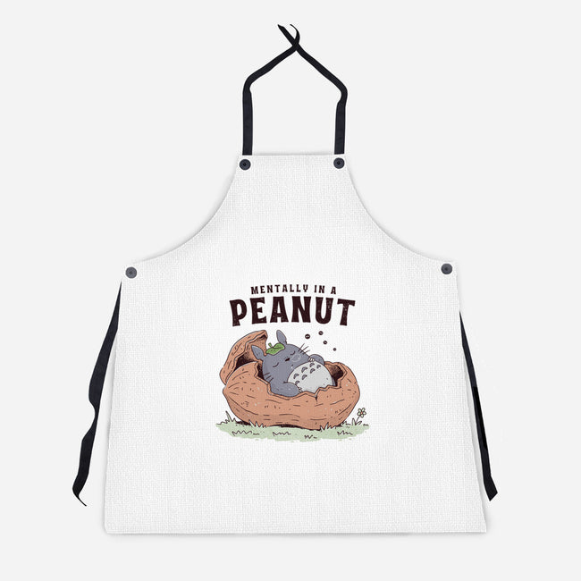 Mentally In A Peanut-Unisex-Kitchen-Apron-GODZILLARGE