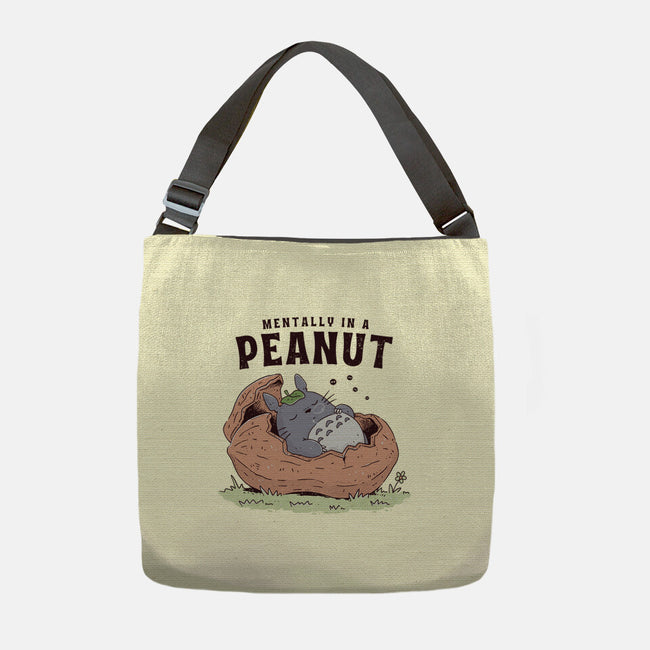 Mentally In A Peanut-None-Adjustable Tote-Bag-GODZILLARGE