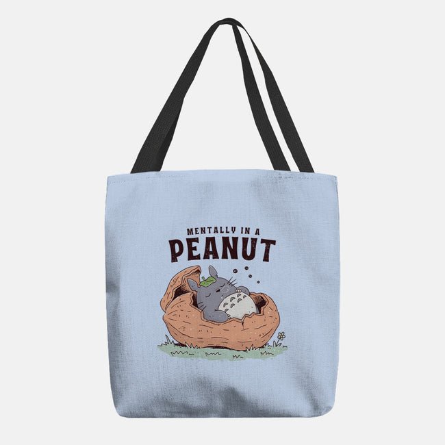 Mentally In A Peanut-None-Basic Tote-Bag-GODZILLARGE