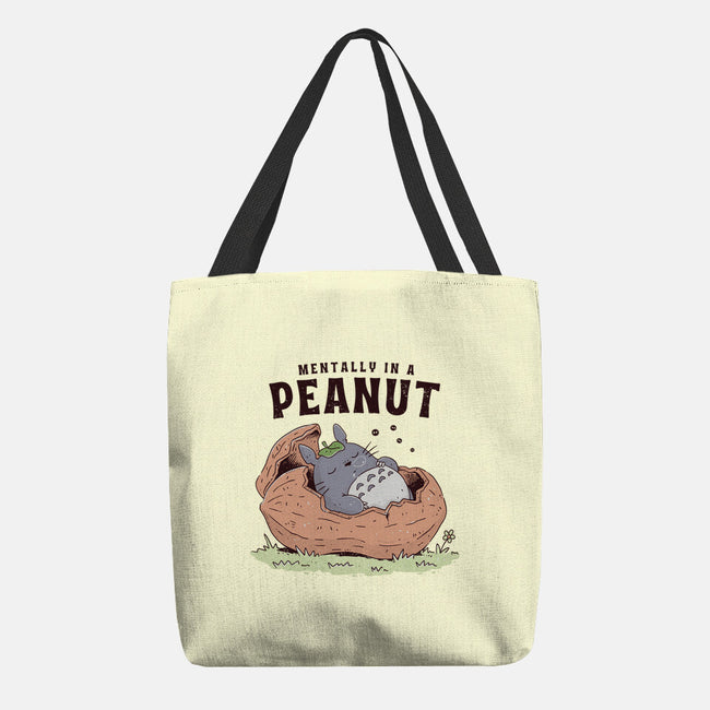 Mentally In A Peanut-None-Basic Tote-Bag-GODZILLARGE