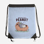 Mentally In A Peanut-None-Drawstring-Bag-GODZILLARGE