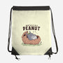 Mentally In A Peanut-None-Drawstring-Bag-GODZILLARGE