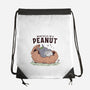 Mentally In A Peanut-None-Drawstring-Bag-GODZILLARGE
