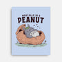 Mentally In A Peanut-None-Stretched-Canvas-GODZILLARGE