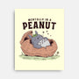 Mentally In A Peanut-None-Stretched-Canvas-GODZILLARGE