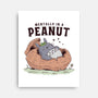 Mentally In A Peanut-None-Stretched-Canvas-GODZILLARGE