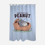 Mentally In A Peanut-None-Polyester-Shower Curtain-GODZILLARGE