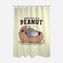 Mentally In A Peanut-None-Polyester-Shower Curtain-GODZILLARGE