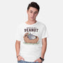 Mentally In A Peanut-Mens-Basic-Tee-GODZILLARGE