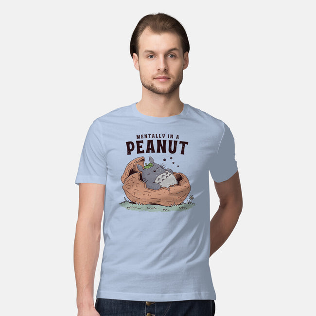 Mentally In A Peanut-Mens-Premium-Tee-GODZILLARGE